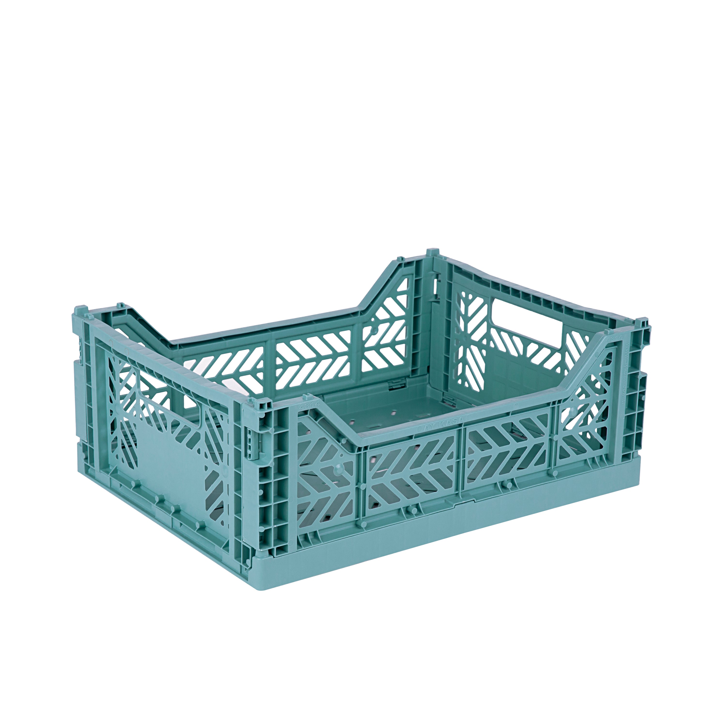 stackable storage box midi teal