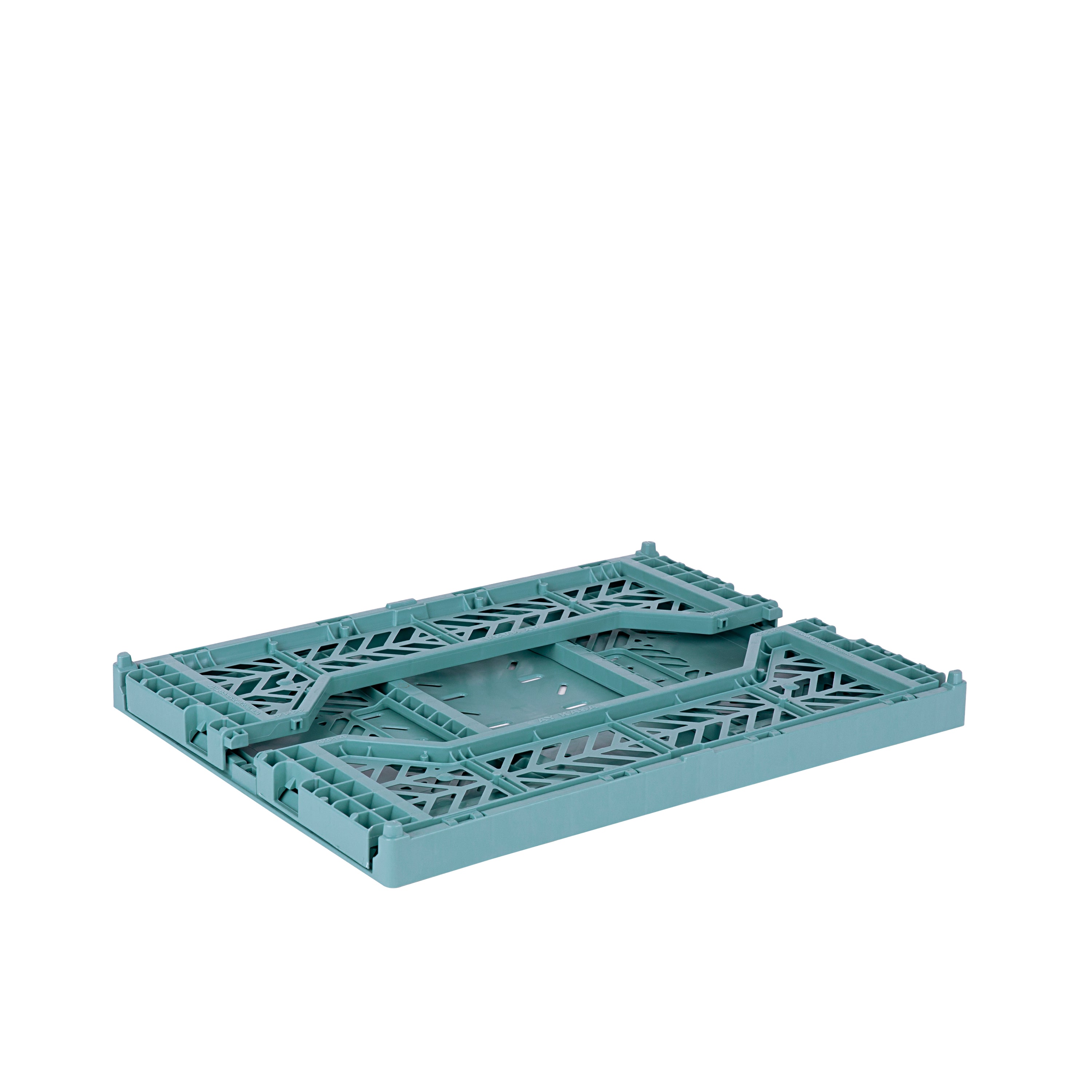 stackable storage box midi teal