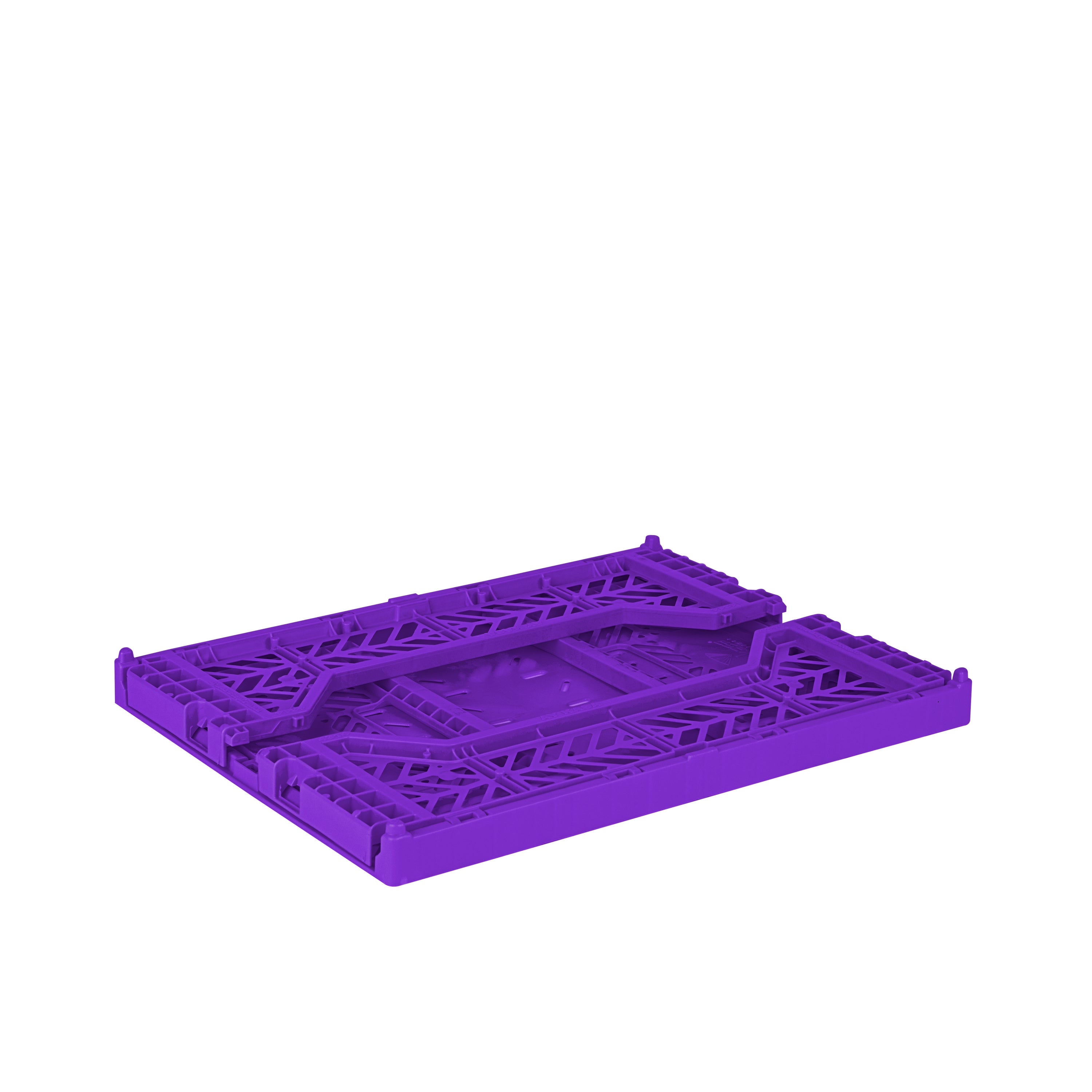 stackable storage box midi violet