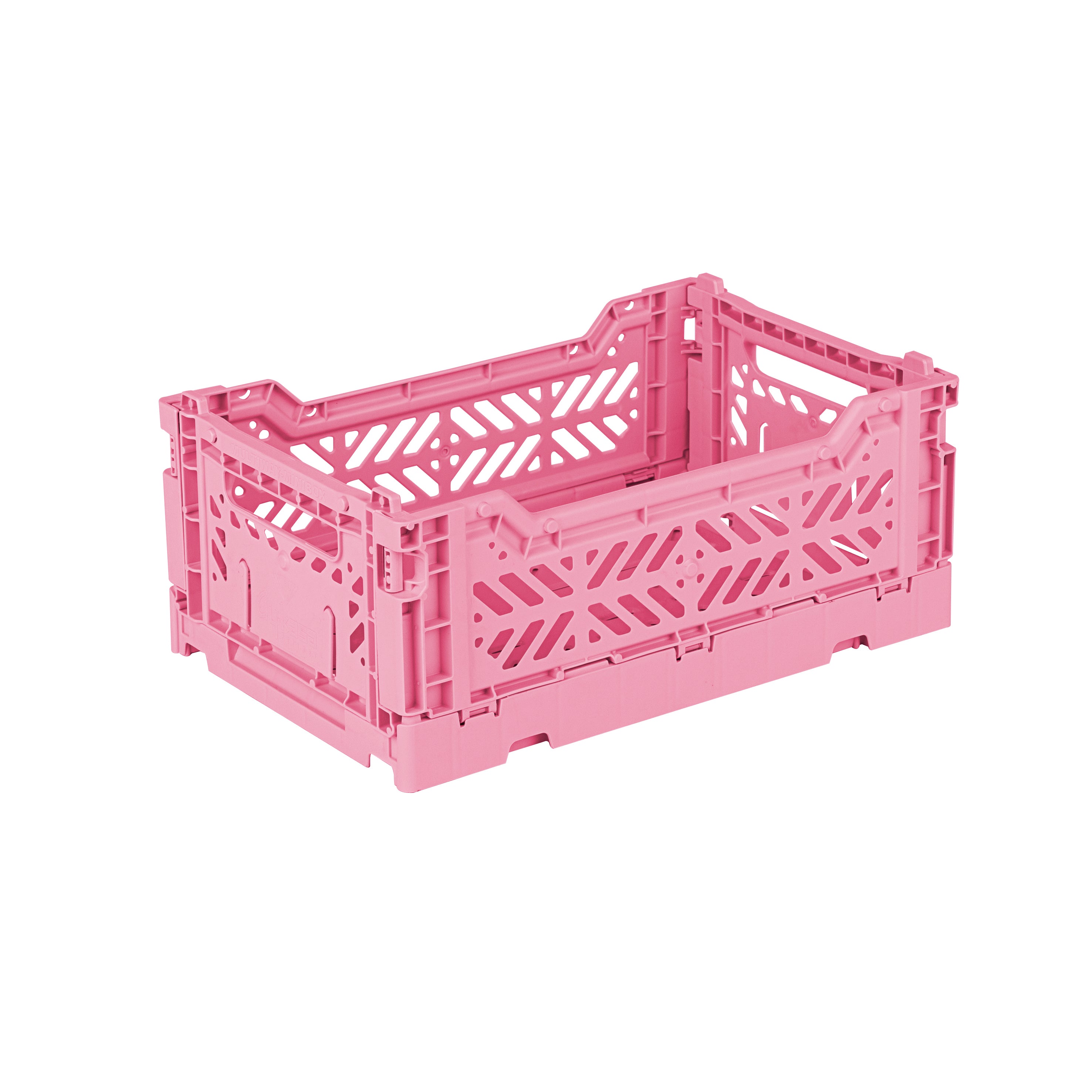 stackable storage box mini baby pink