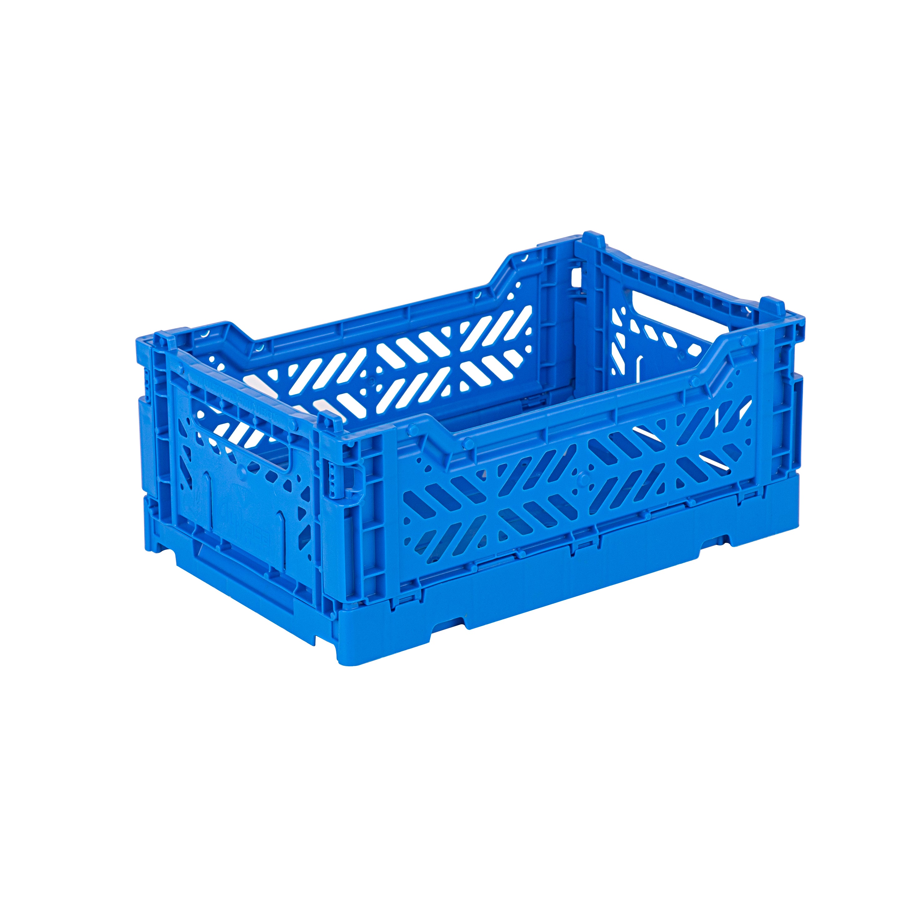stackable storage box mini blue