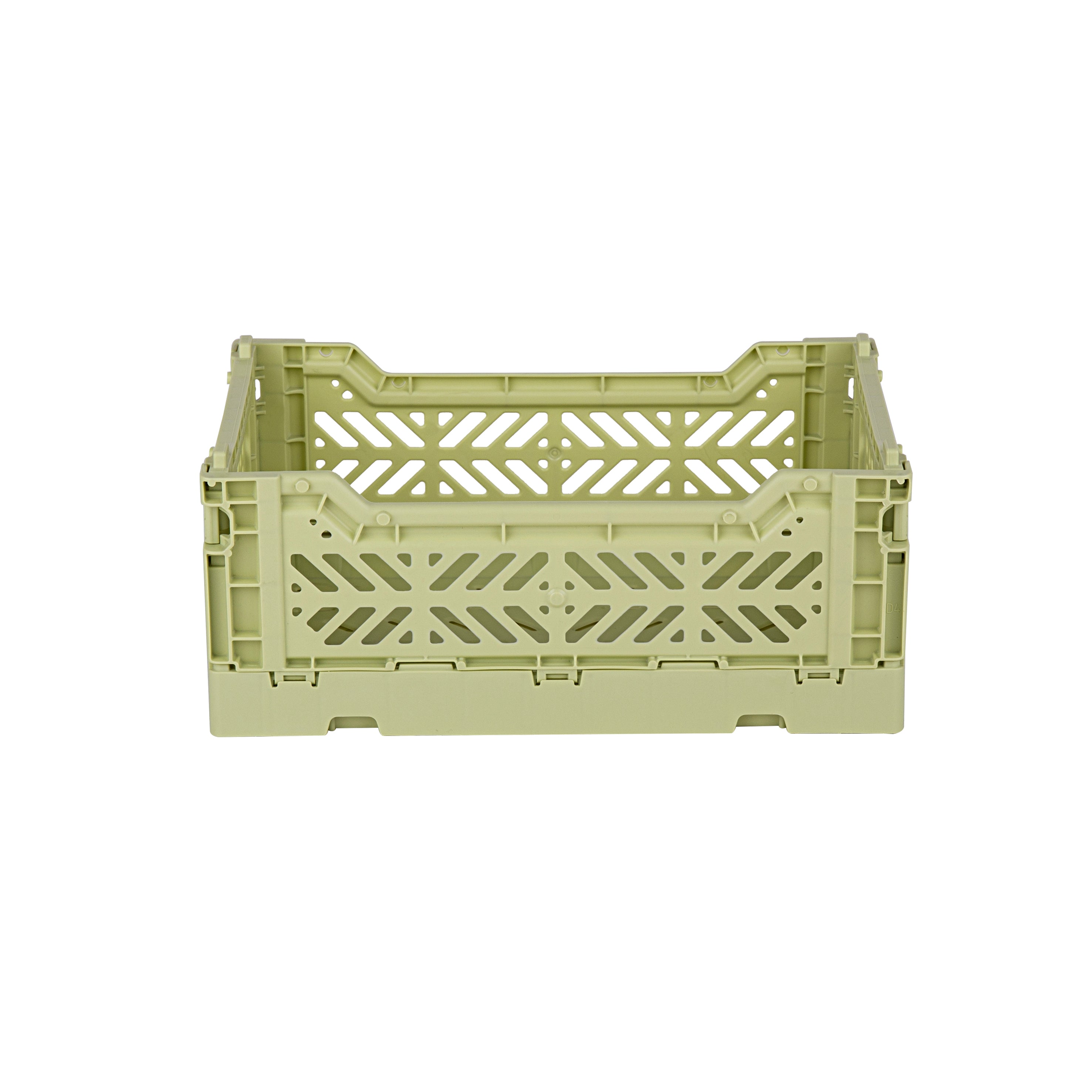 stackable storage box mini lime cream