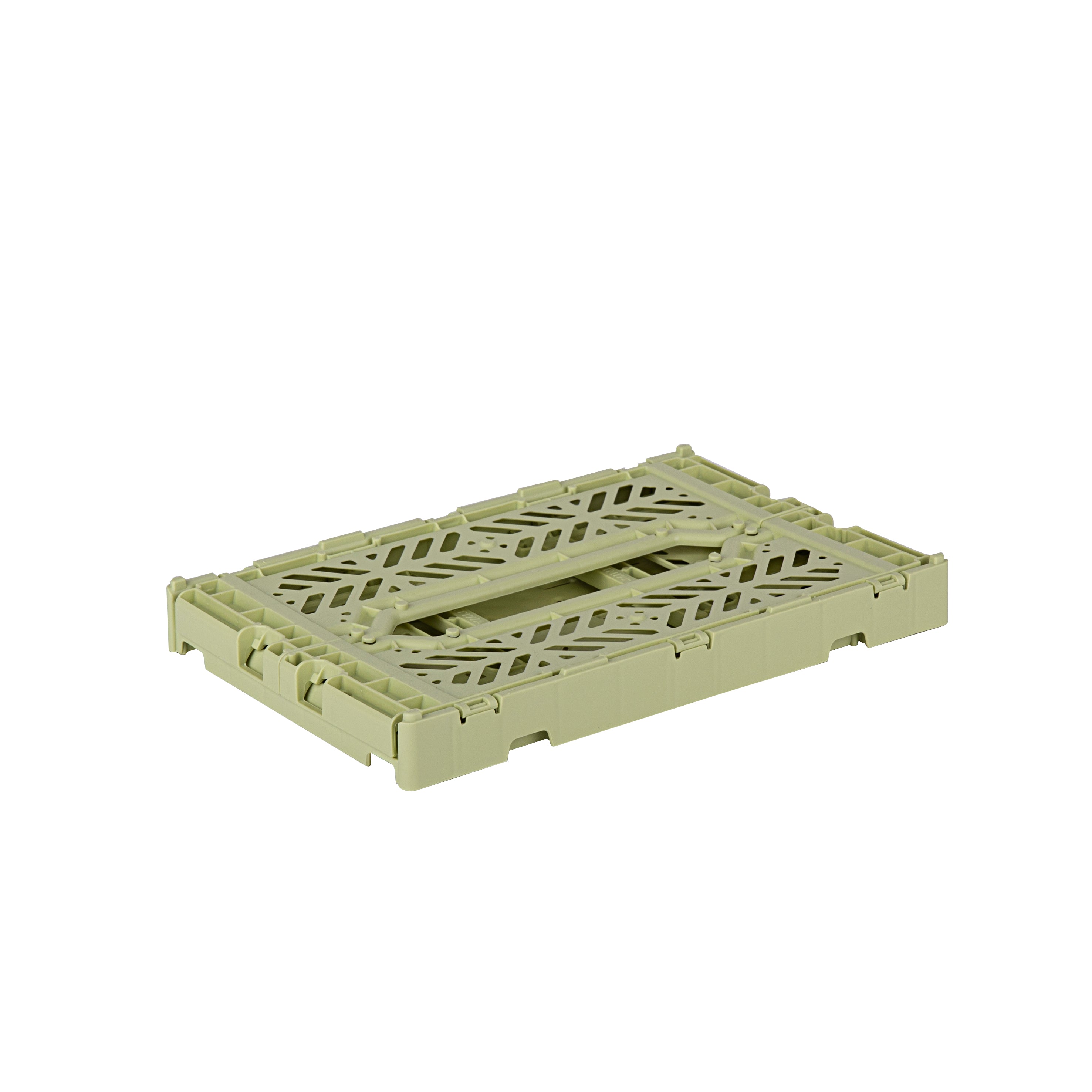 stackable storage box mini lime cream