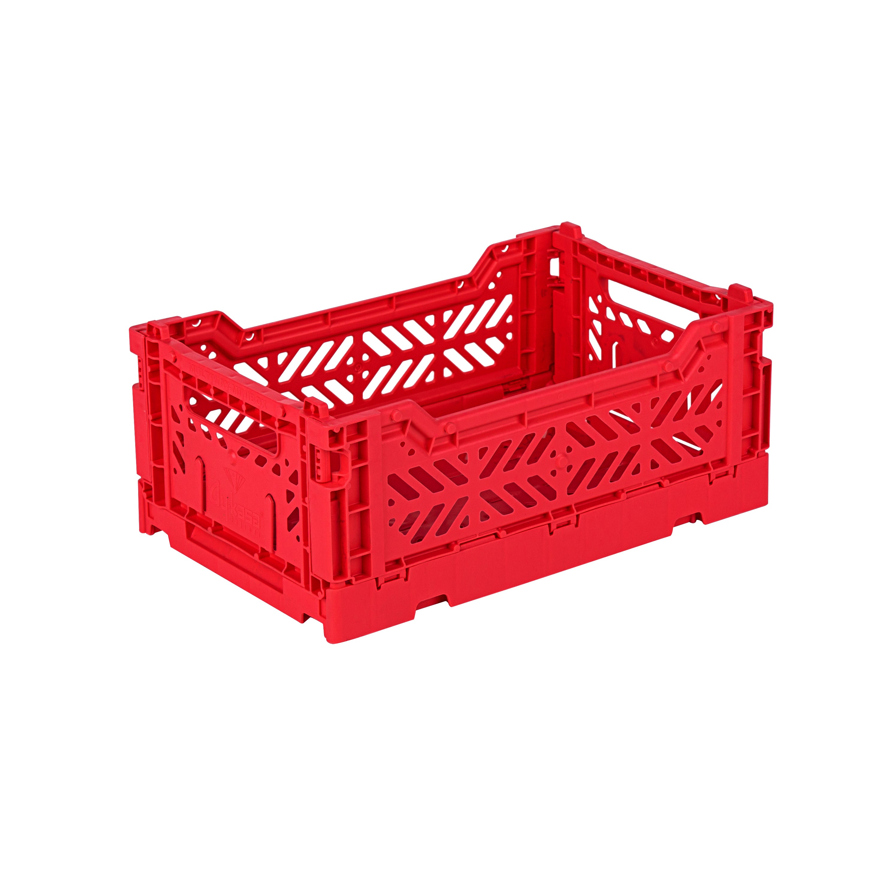 stackable storage box mini red