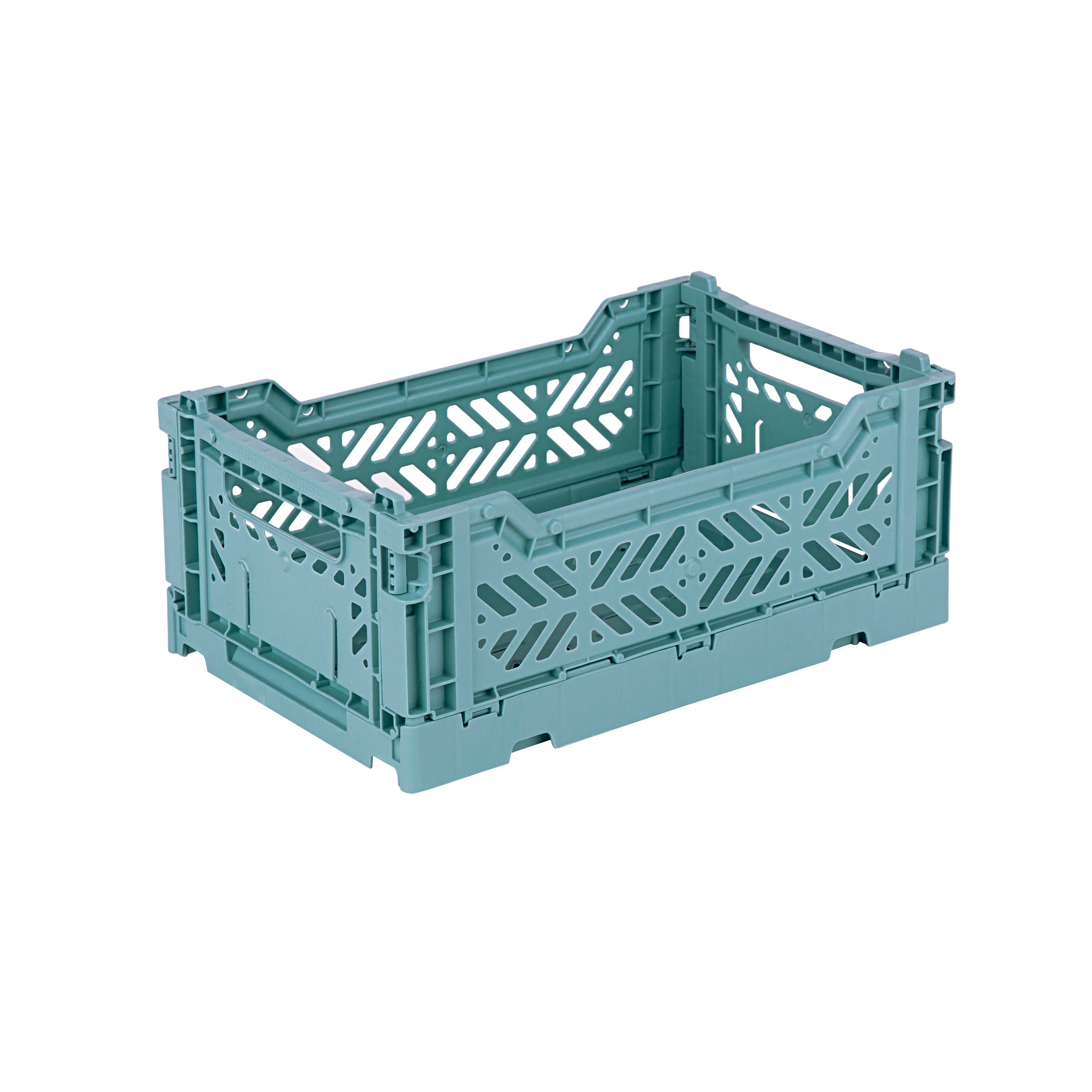 stackable storage box mini teal