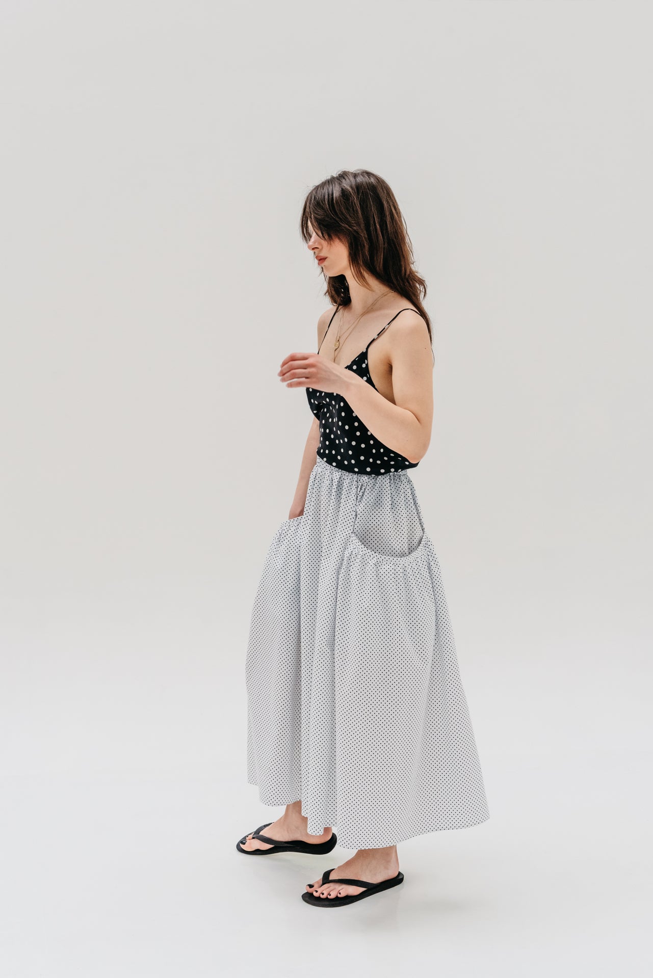Mina dot skirt