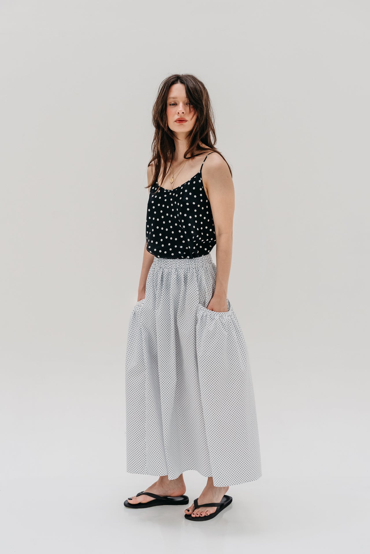 Mina dot skirt
