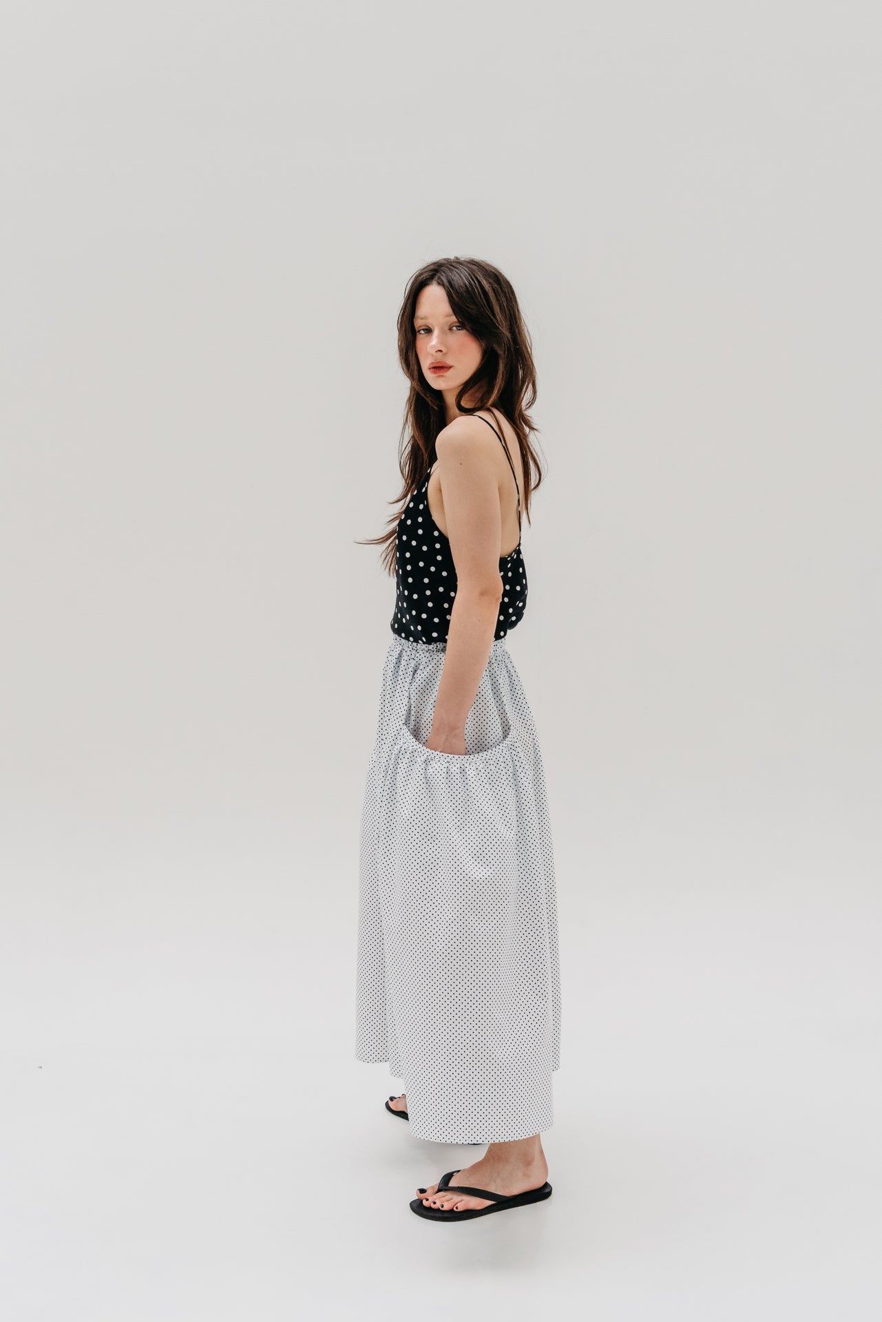 Mina dot skirt