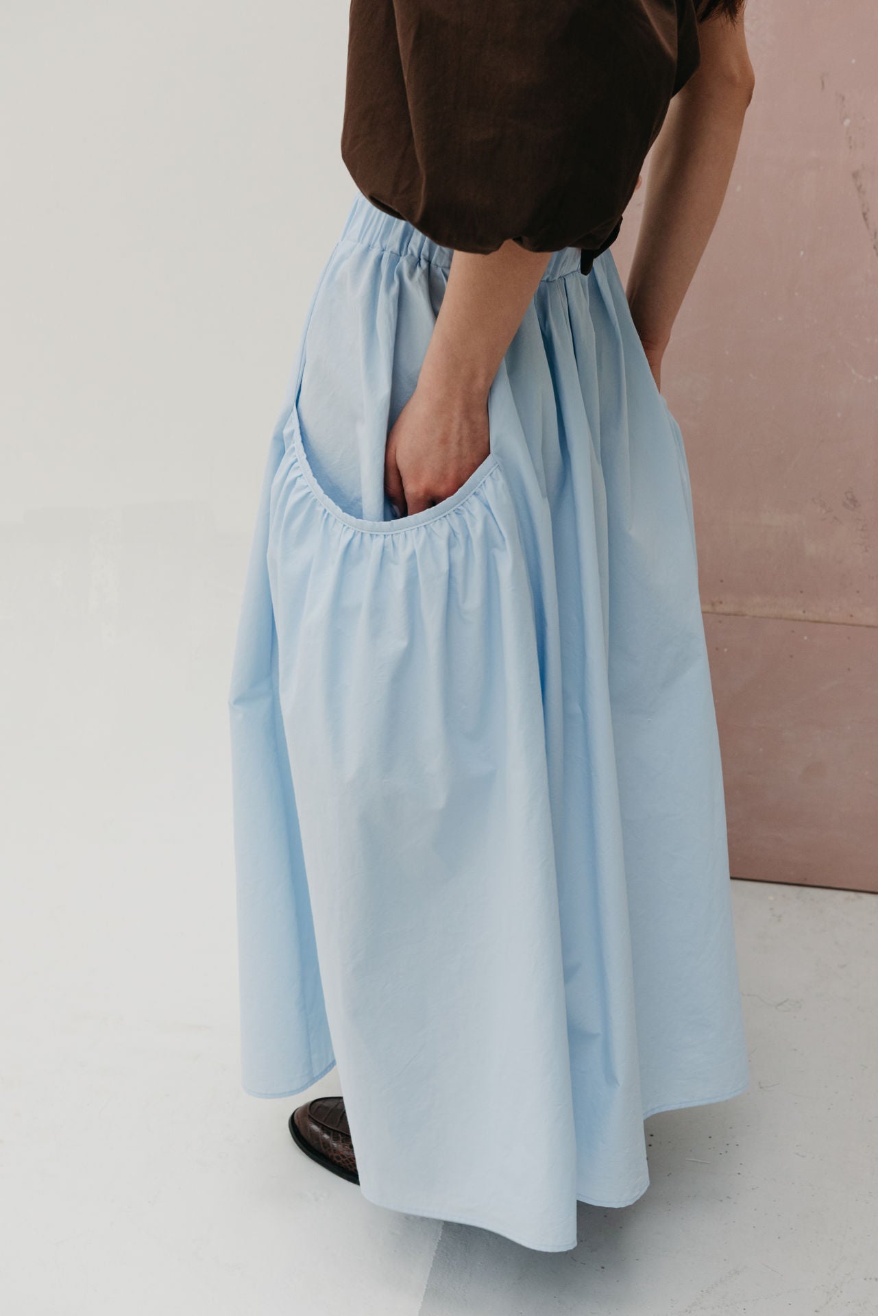 skirt Mina skyblue