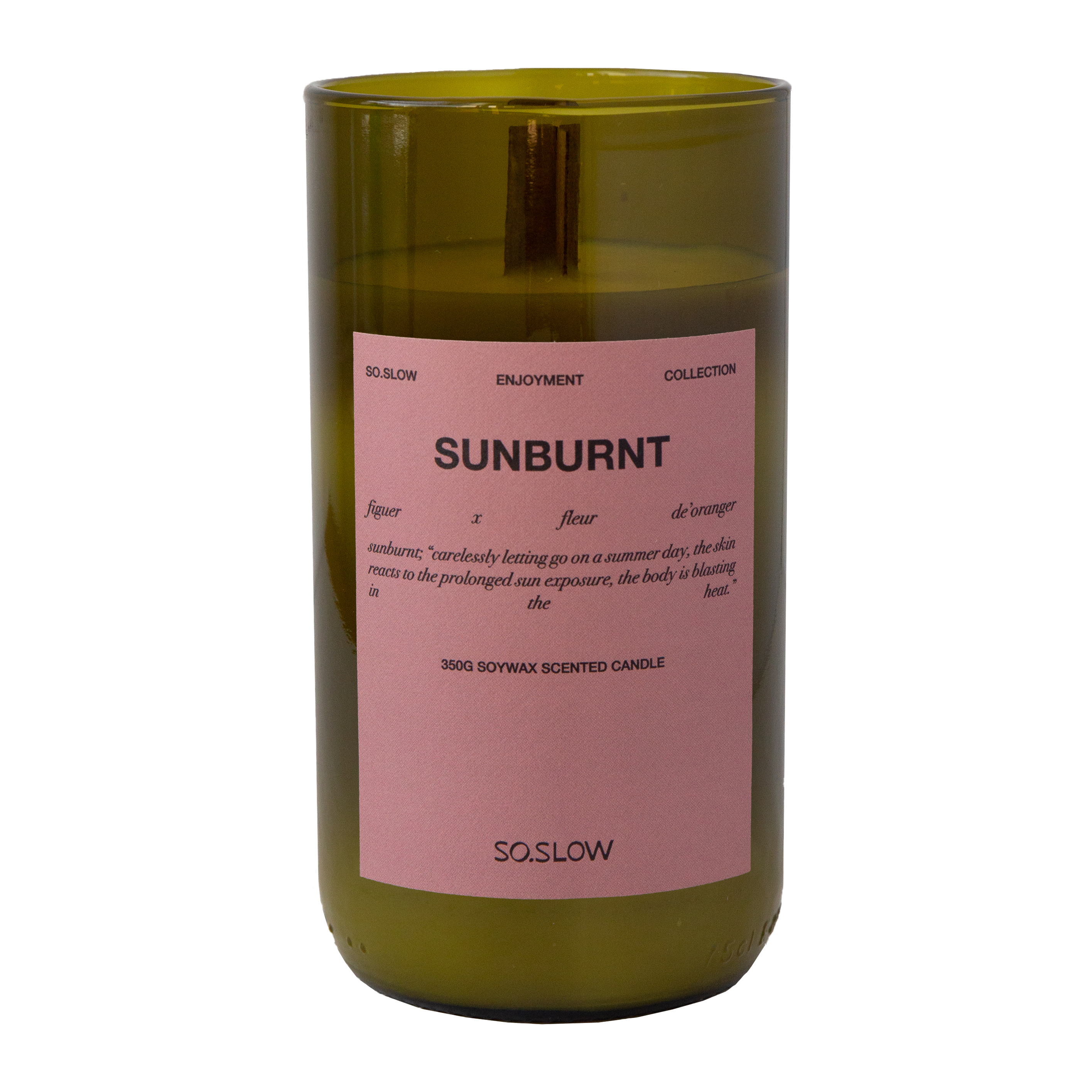 enjoyment sunburnt soy candle