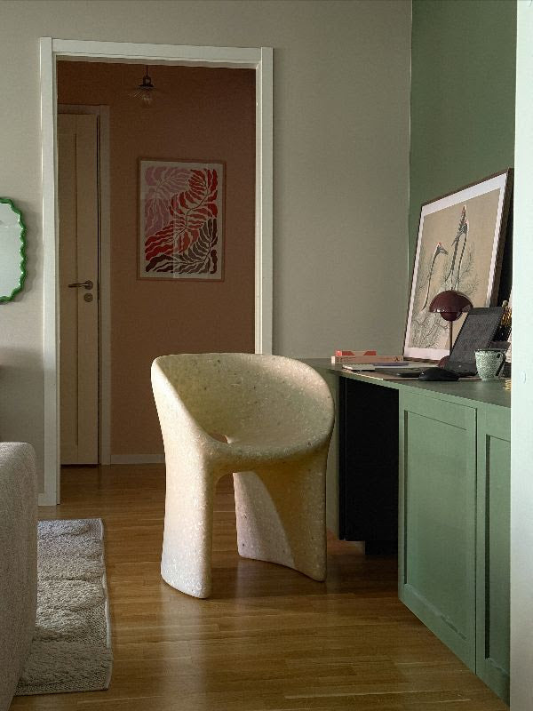 Richard armchair - faded white
