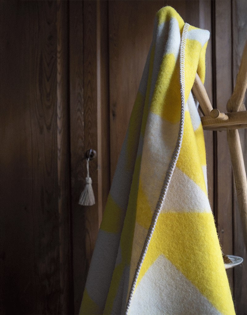 Arctic Sulphur wool blanket
