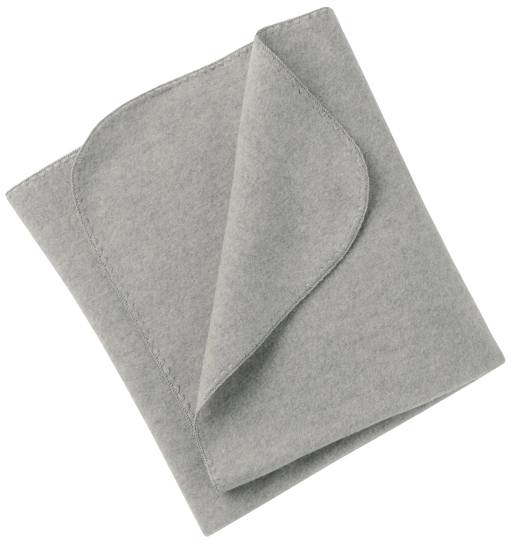 wool blanket - light grey