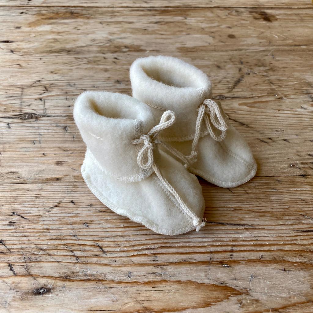 woolen boots natural