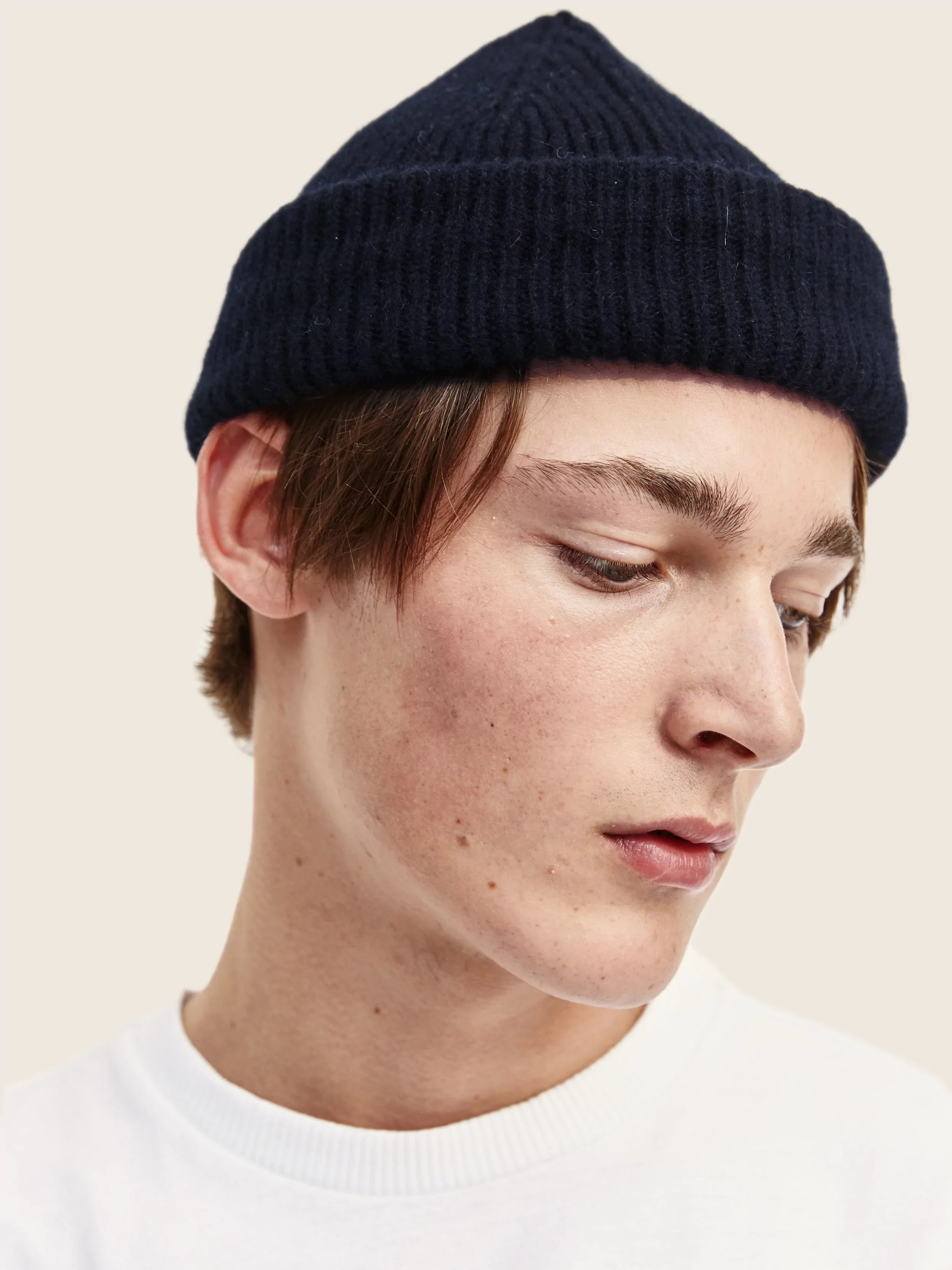 lambswool beanie onyx