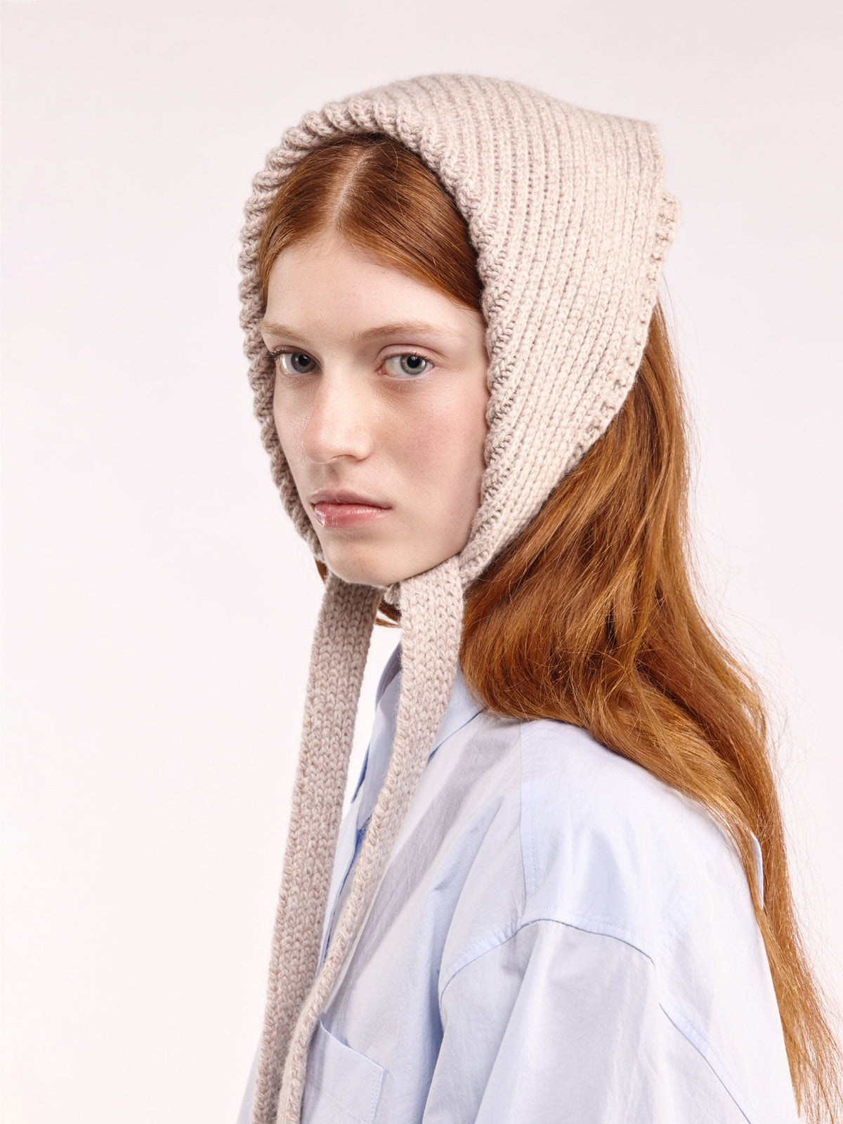 bandana chunky soft z vlny - Sand Marl