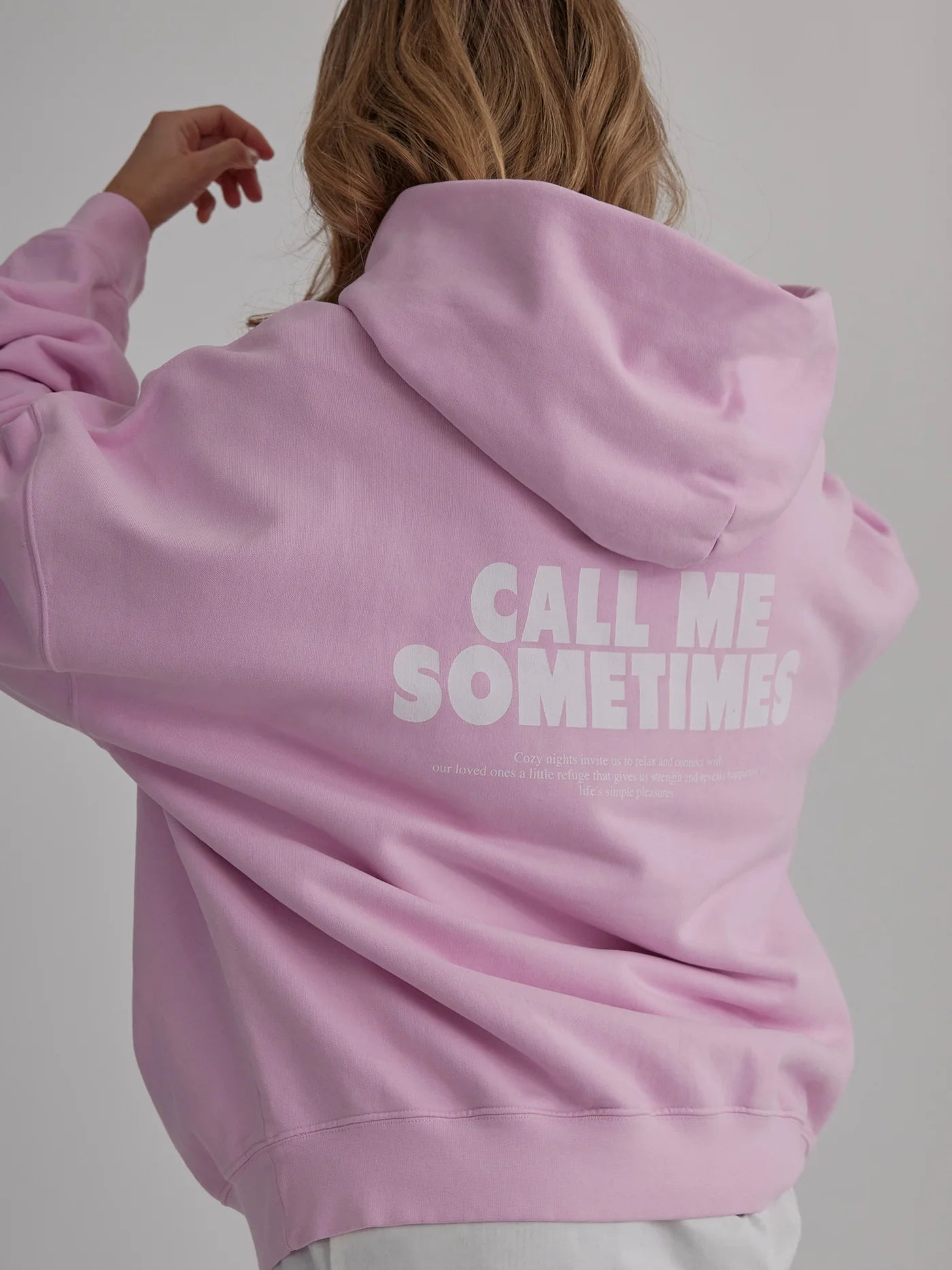 hoodie Call Me Sometimes blossom