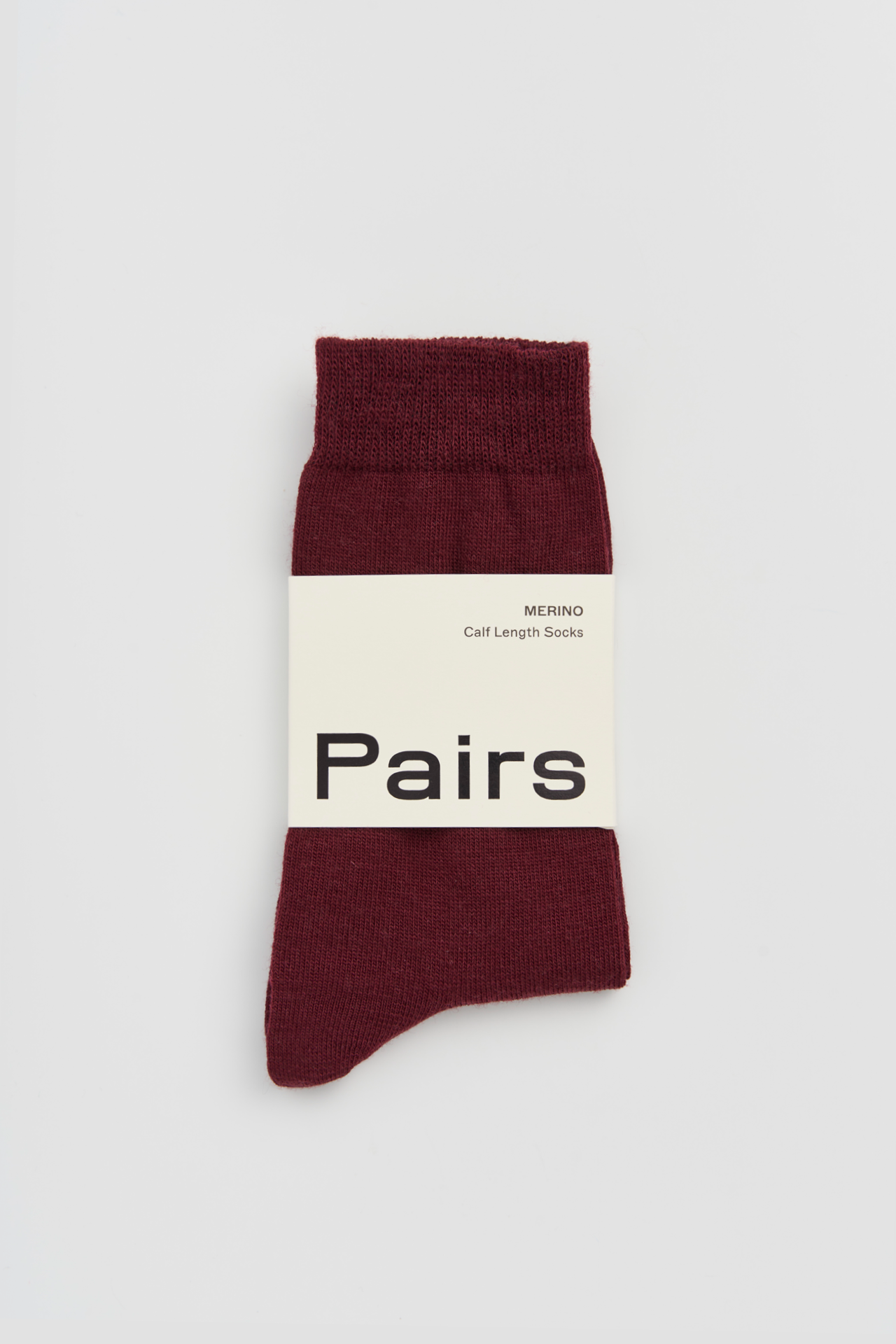 Merino Socks - Burgundy