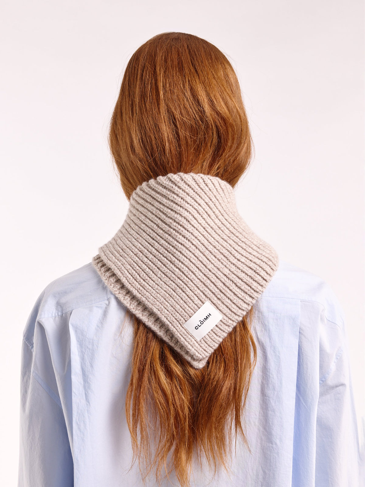 bandana chunky soft z vlny - Sand Marl