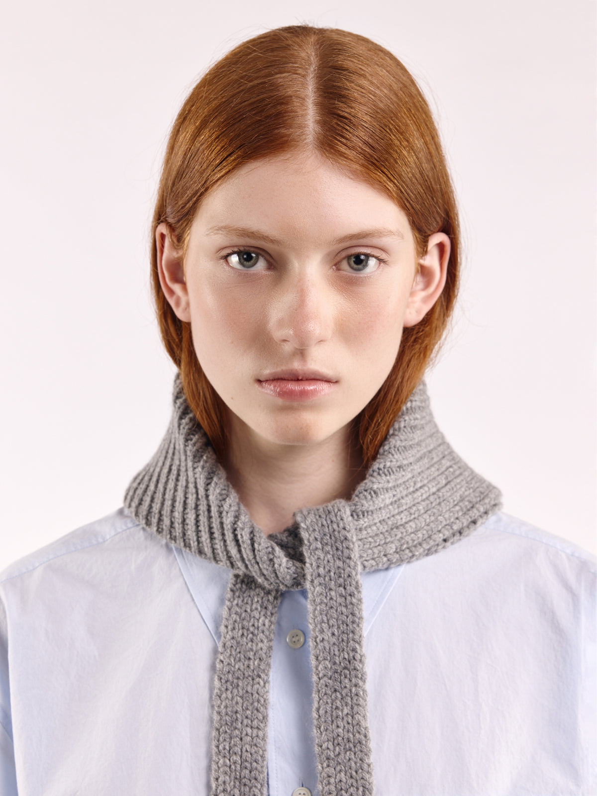 bandana chunky soft z vlny - Flannel Grey