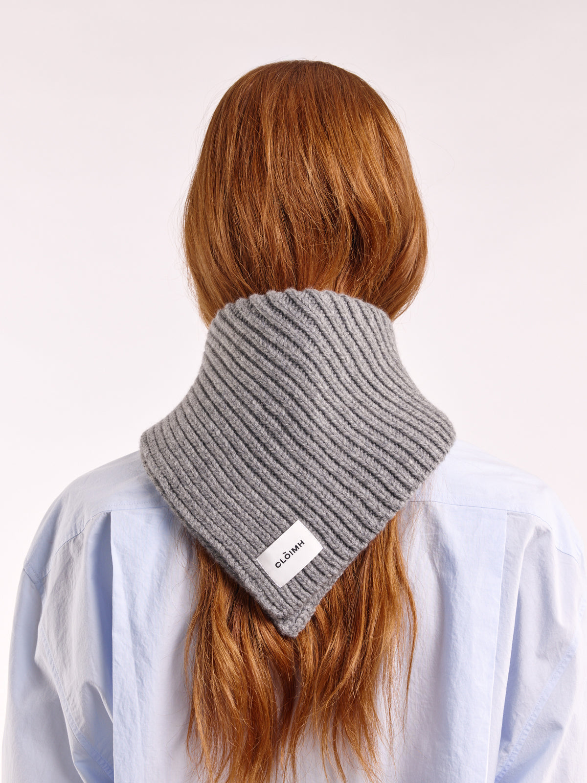 bandana chunky soft z vlny - Flannel Grey