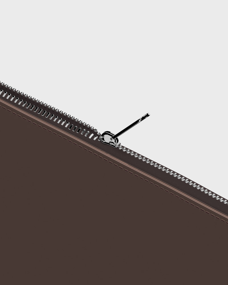 pouzdro na počítač Padded patent chocolate 14"