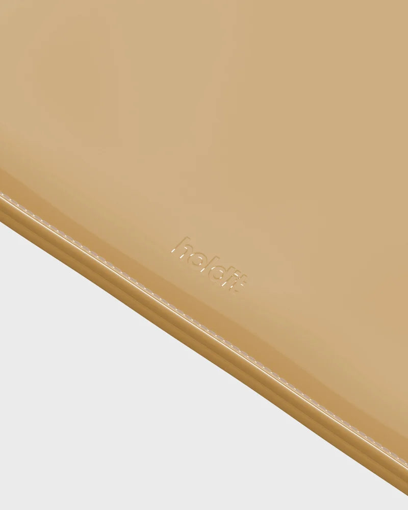 pouzdro na počítač Padded patent beige 14"