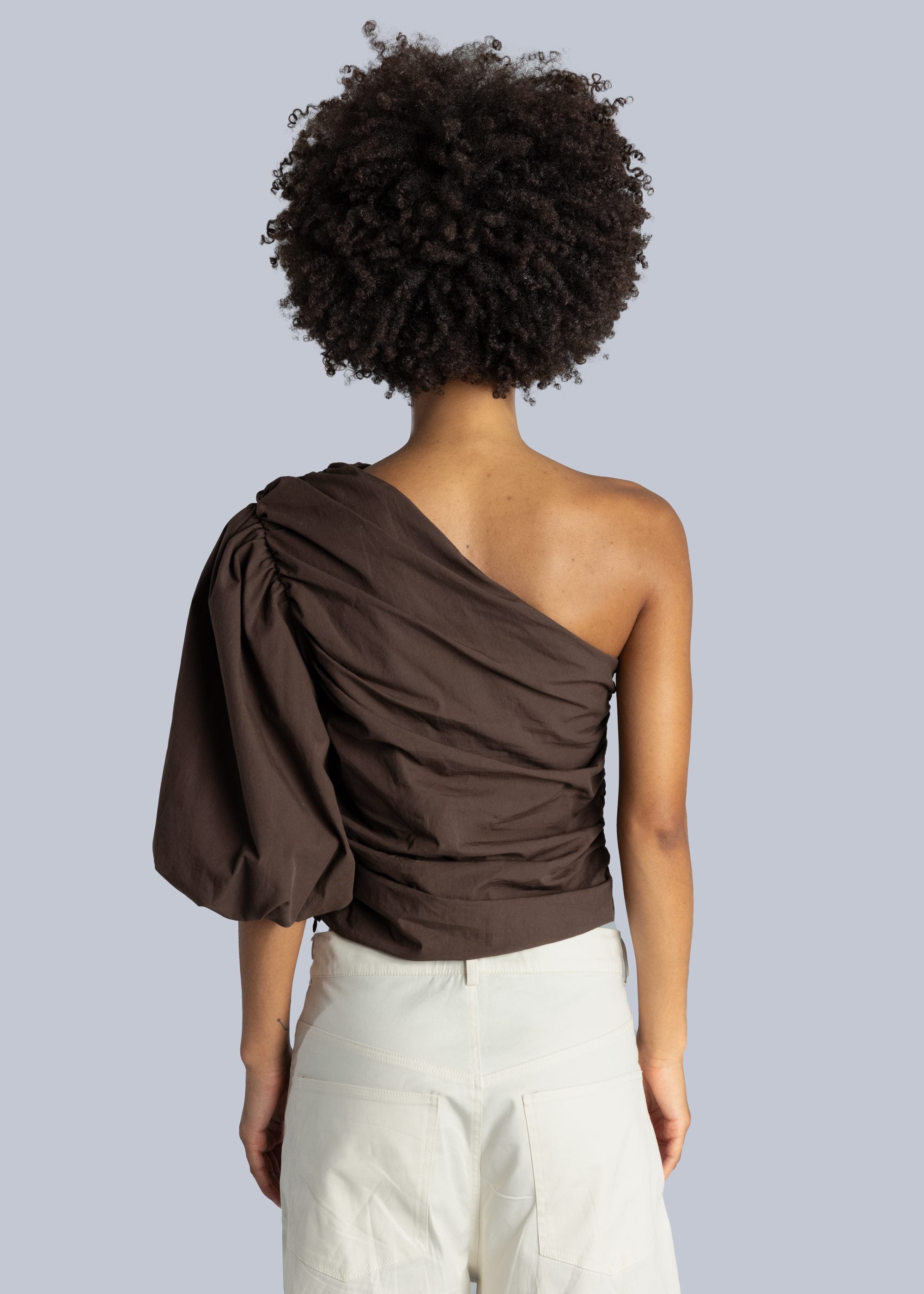 top One Shoulder chocolate