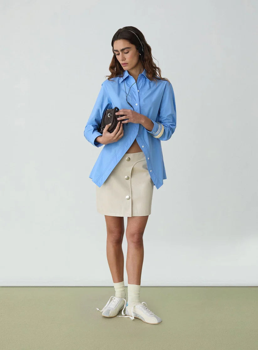 shirt no boyfriend blue shirt