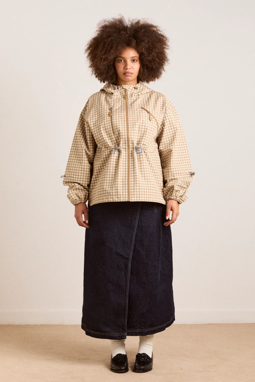 jacket matilda raincoat gingham