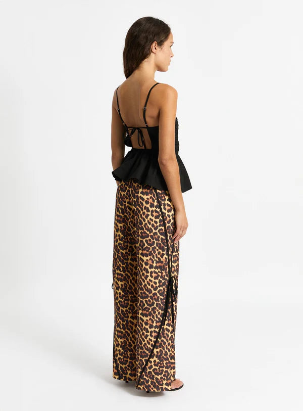 kalhoty Vicky leopard tracksuit