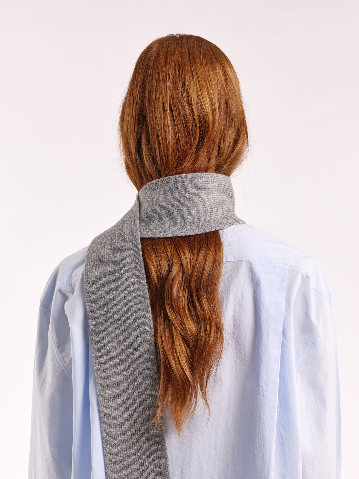 šála mini soft z vlny - Flannel Grey