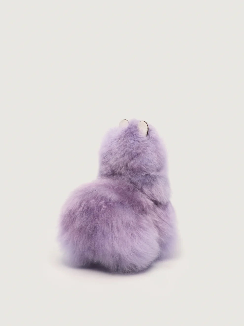 Plyšová alpaka z přírodní vlny – Lilac – 23 cm