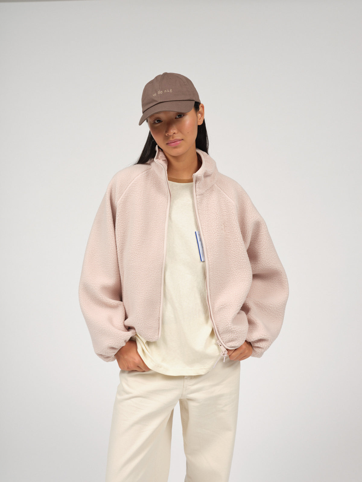 mikina cali fleece rose