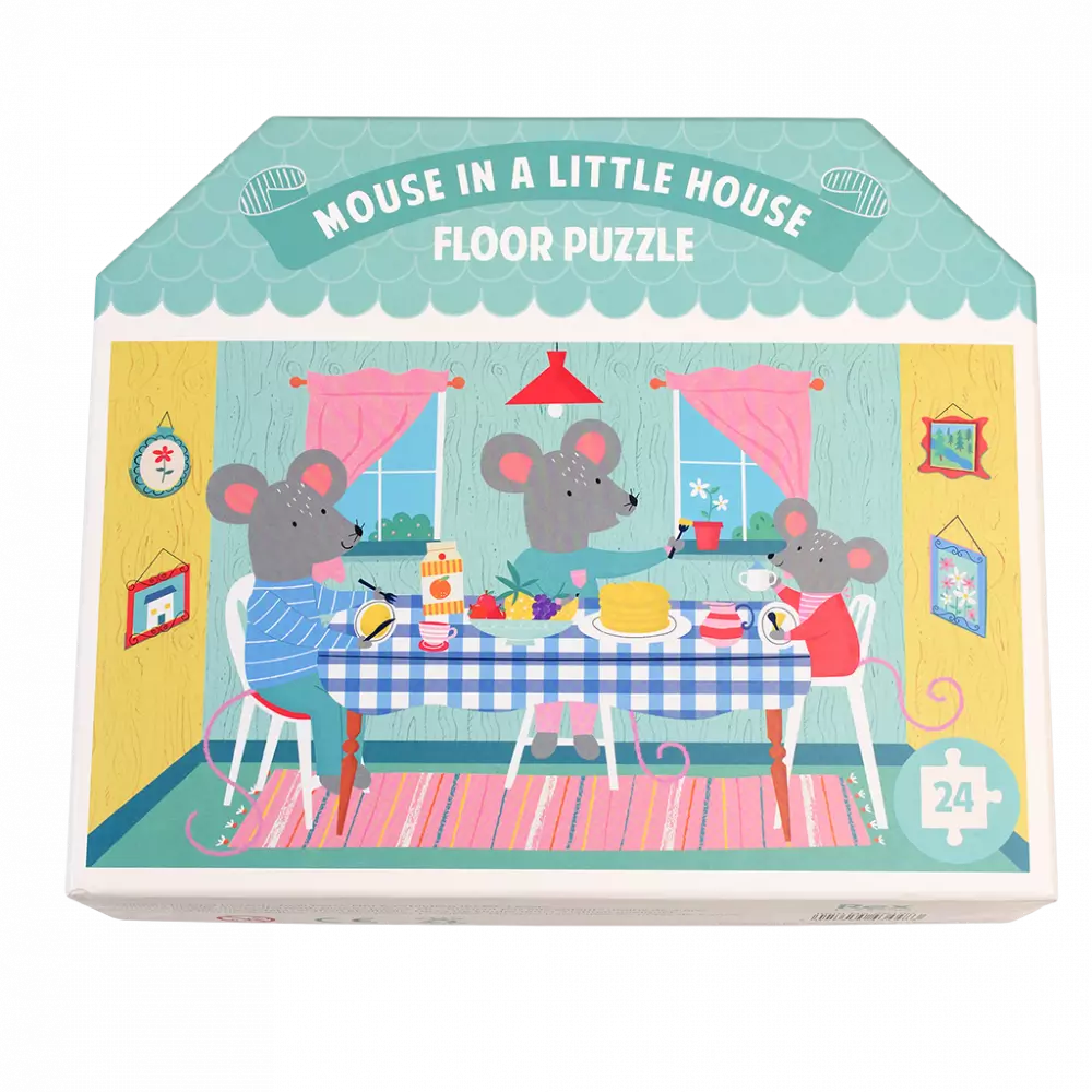 puzzle Mouse in a little house