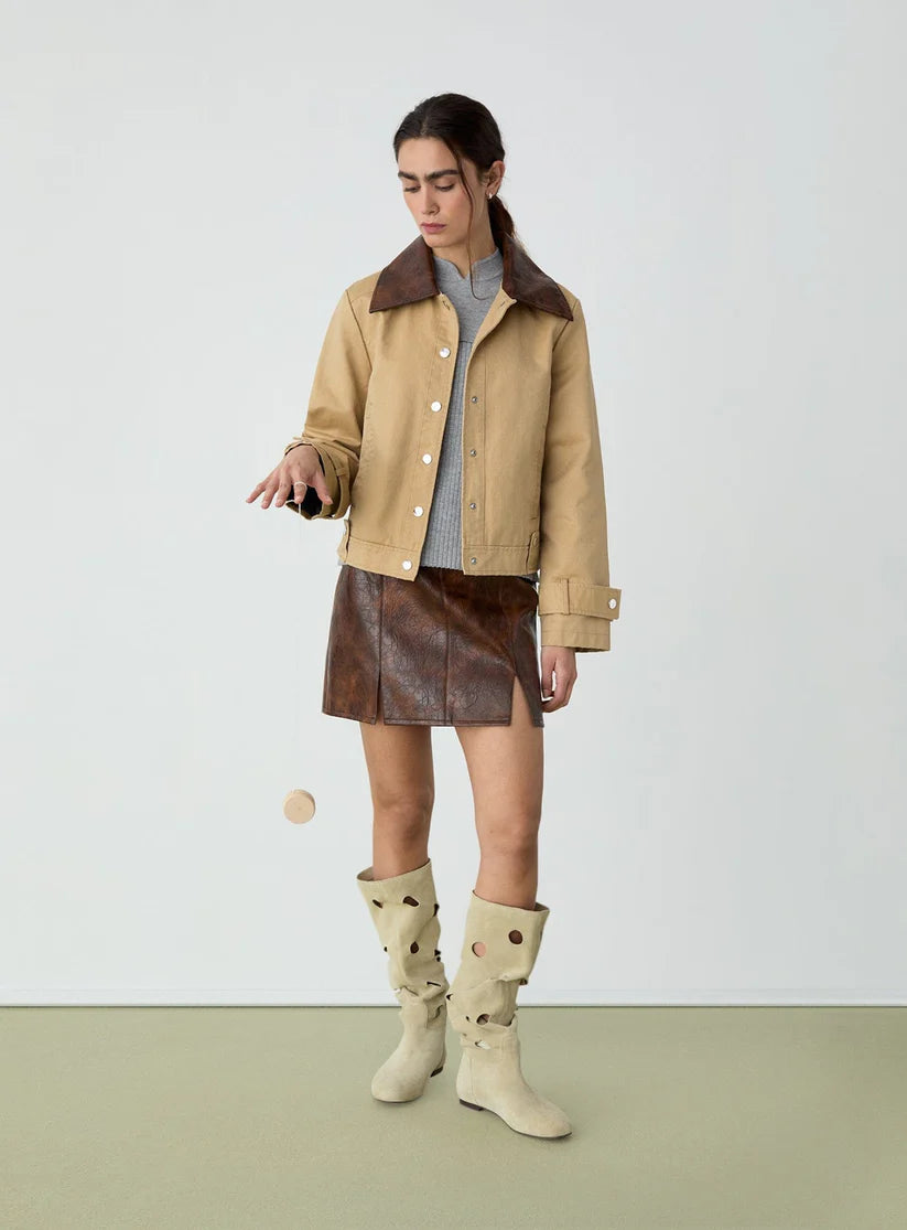 Braidy beige jacket