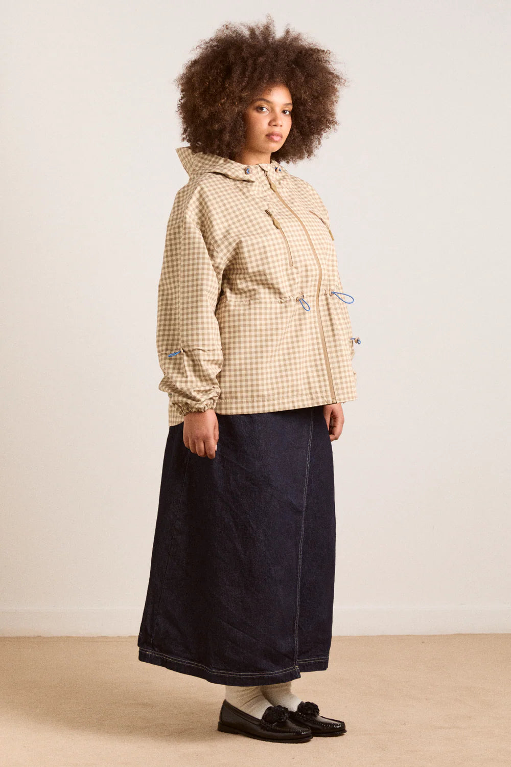 jacket matilda raincoat gingham