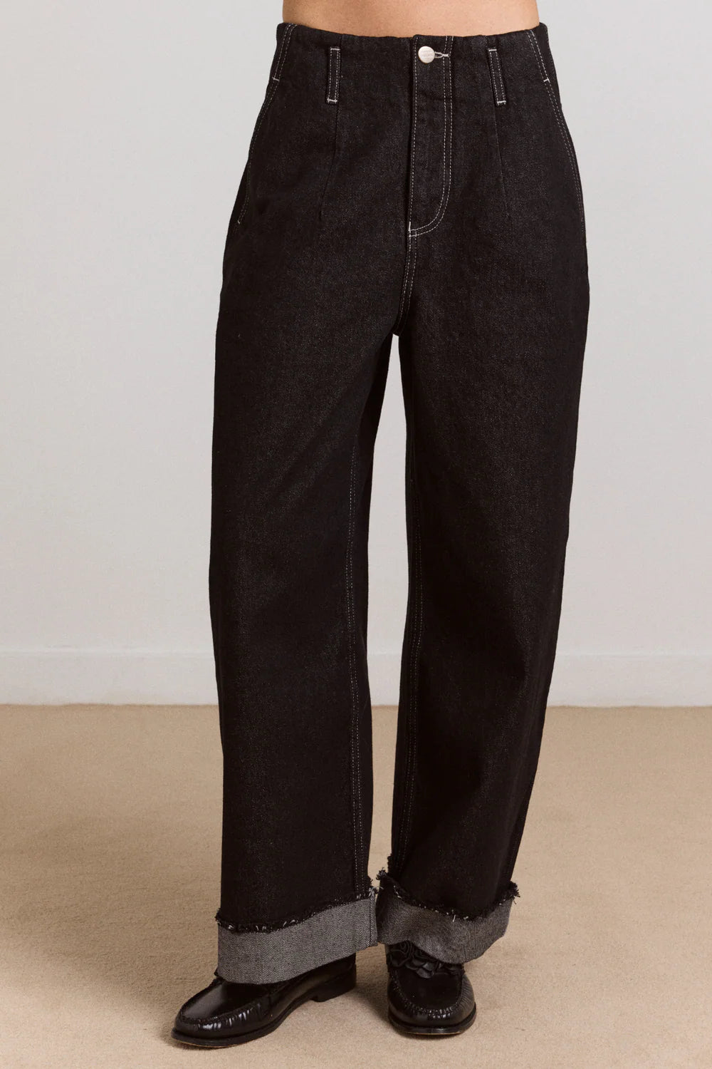 loose fit pascal jeans black wash