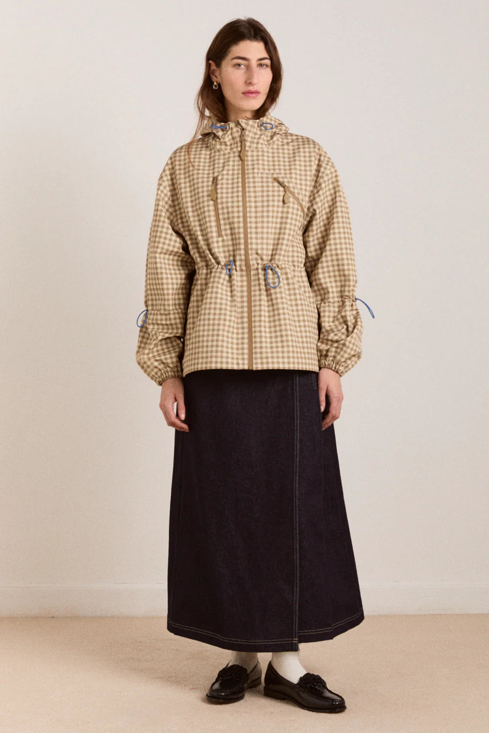 jacket matilda raincoat gingham