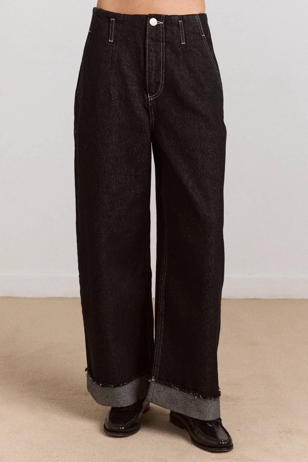 loose fit pascal jeans black wash