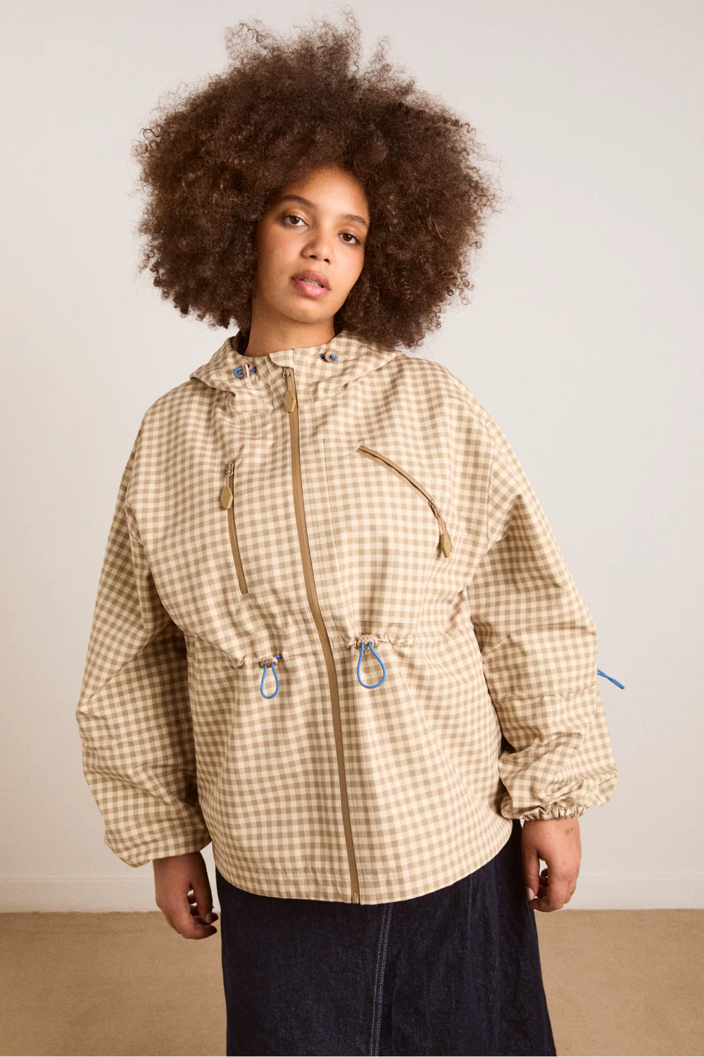 jacket matilda raincoat gingham