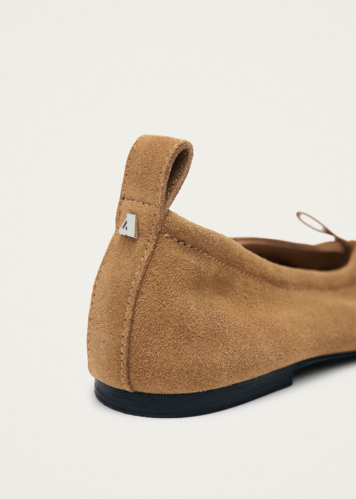 baleríny rosalind suede tan leather