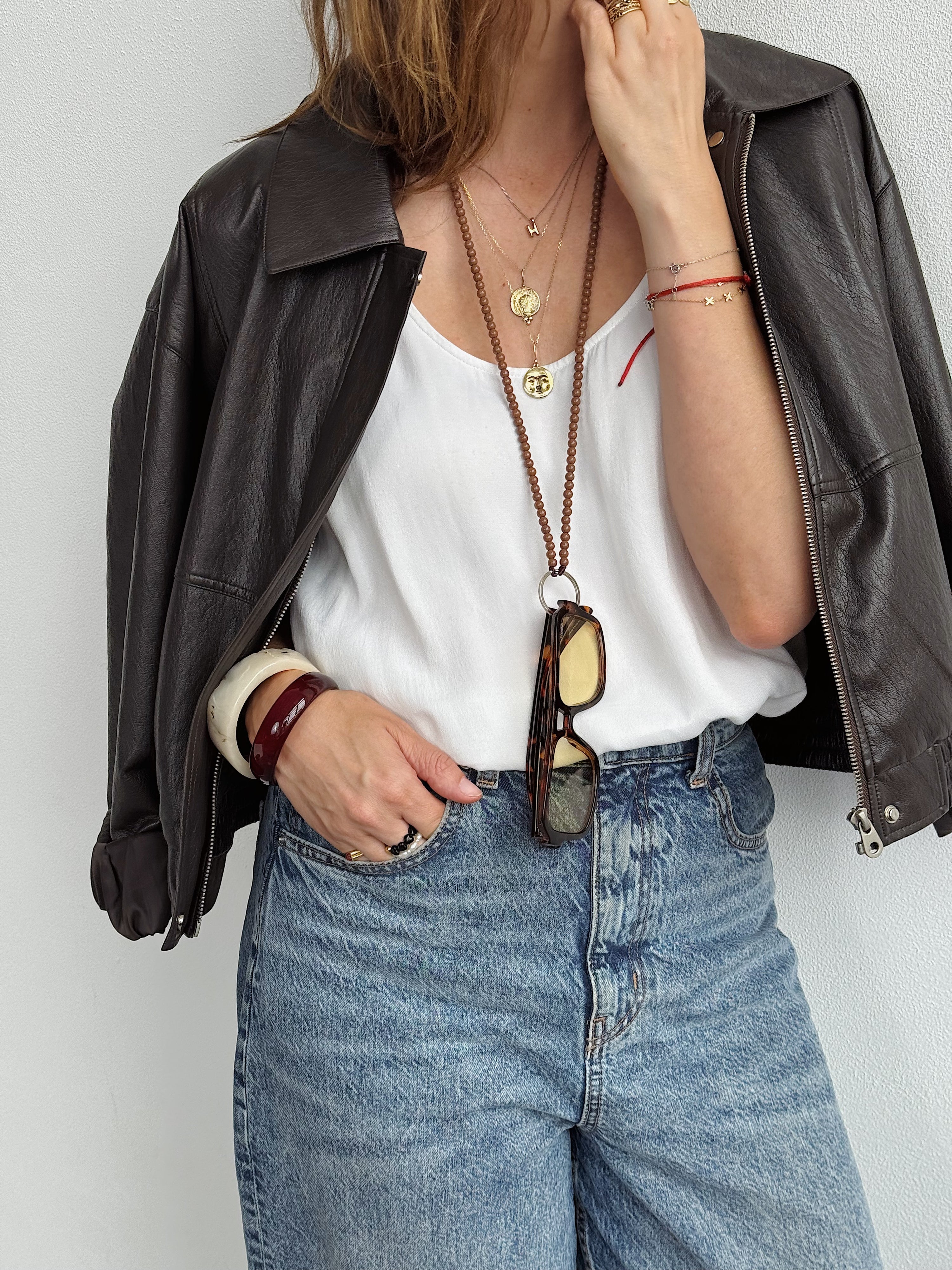 wildmoon eyewear chain - chocolate
