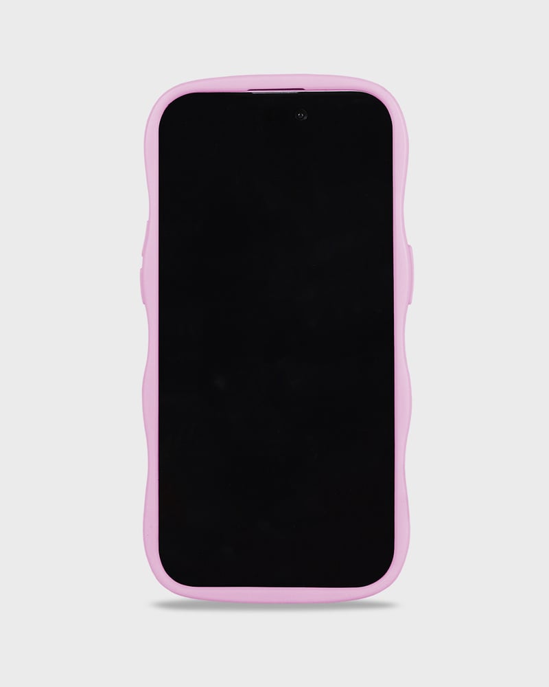 kryt na mobil Wavy lilac/transparent