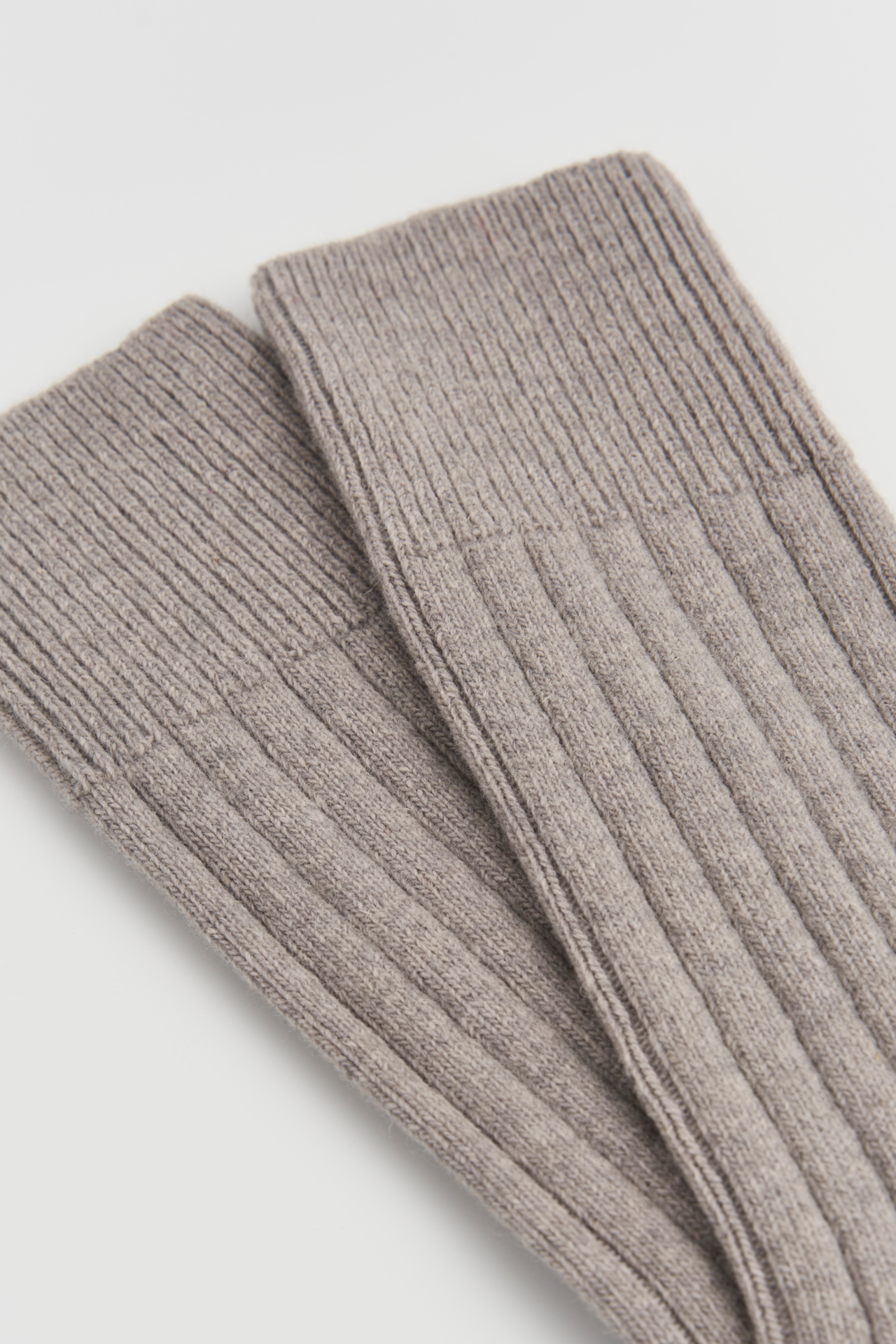Merino Bed Socks - Correct Grey
