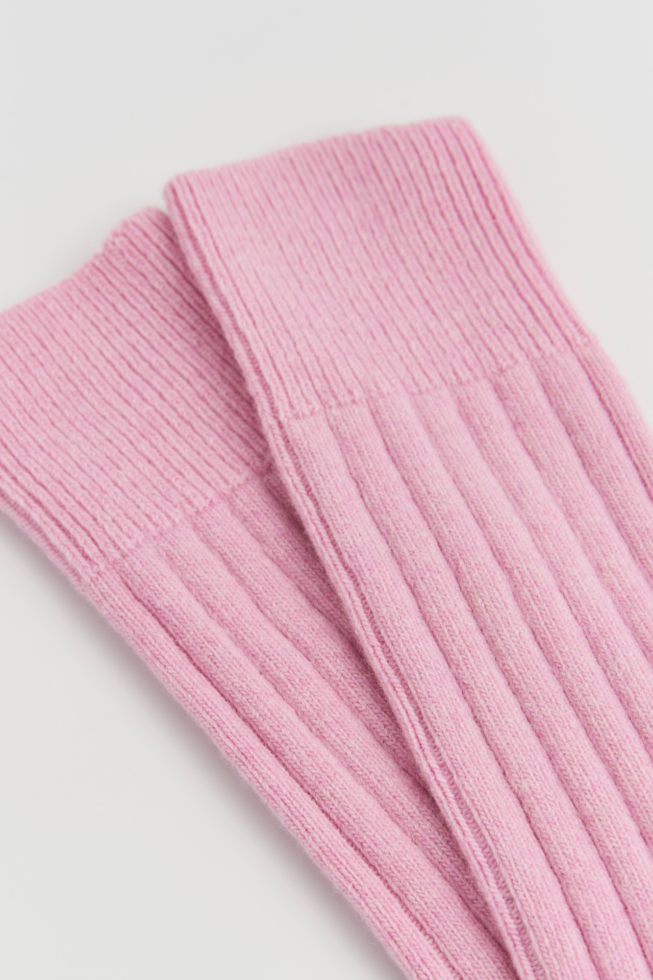 Merino Bed Socks - Sugar Pink
