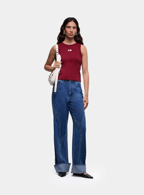 Dallas indigo denim jeans