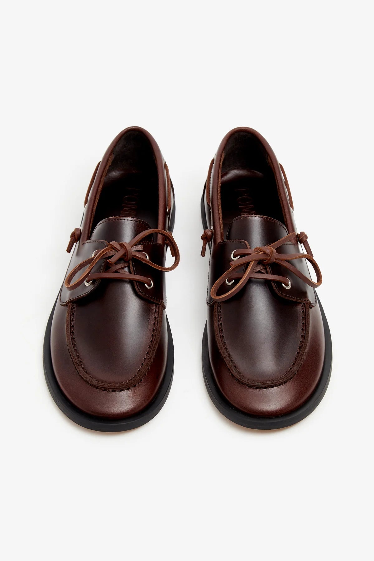 mokasíny Ariete leather dark brown