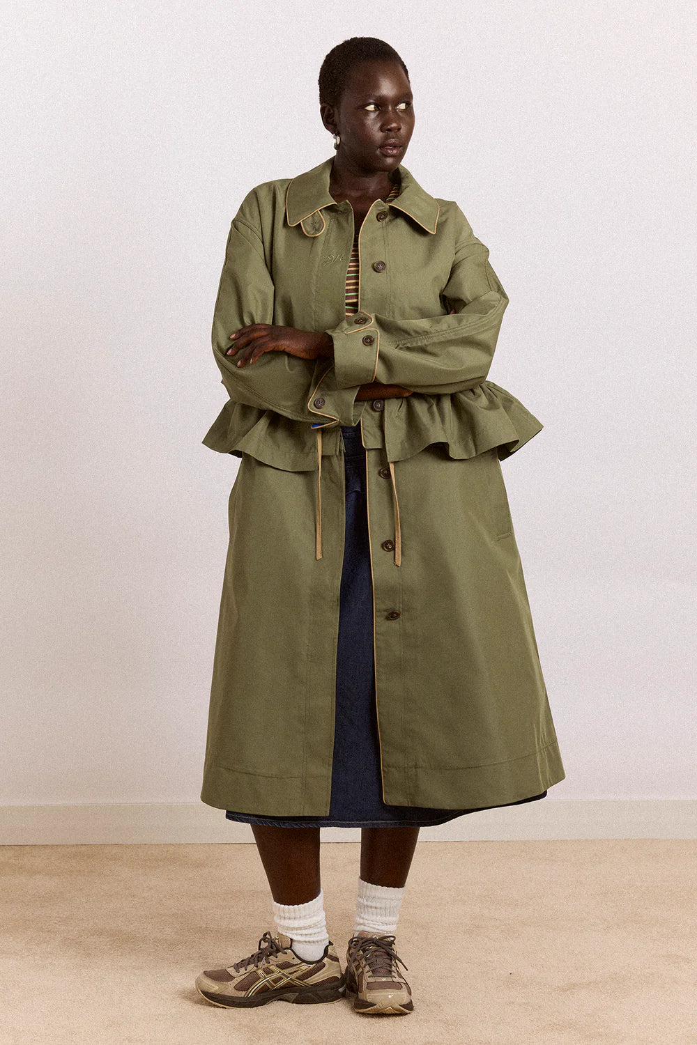 multi-coat myrtle trench sage