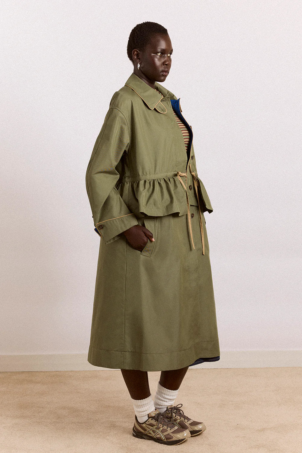 multi-coat myrtle trench sage